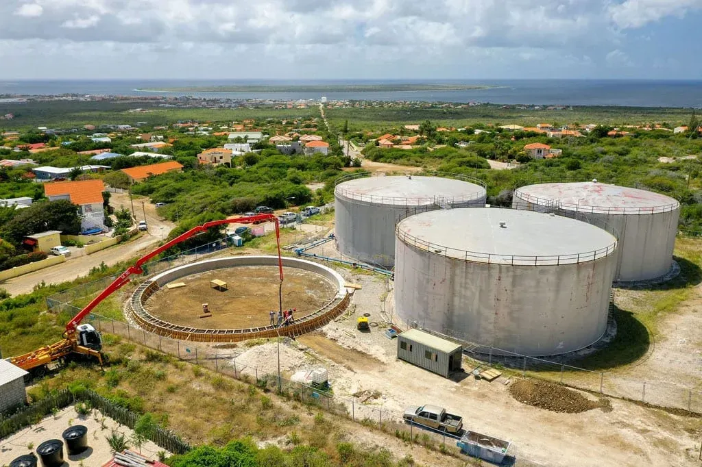 Funderingswerkzaamheden nieuwe water opslagtank WEB, foto 3