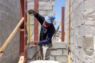 De begane grondvloer van de appartementen van TMI is gestort, foto 2
