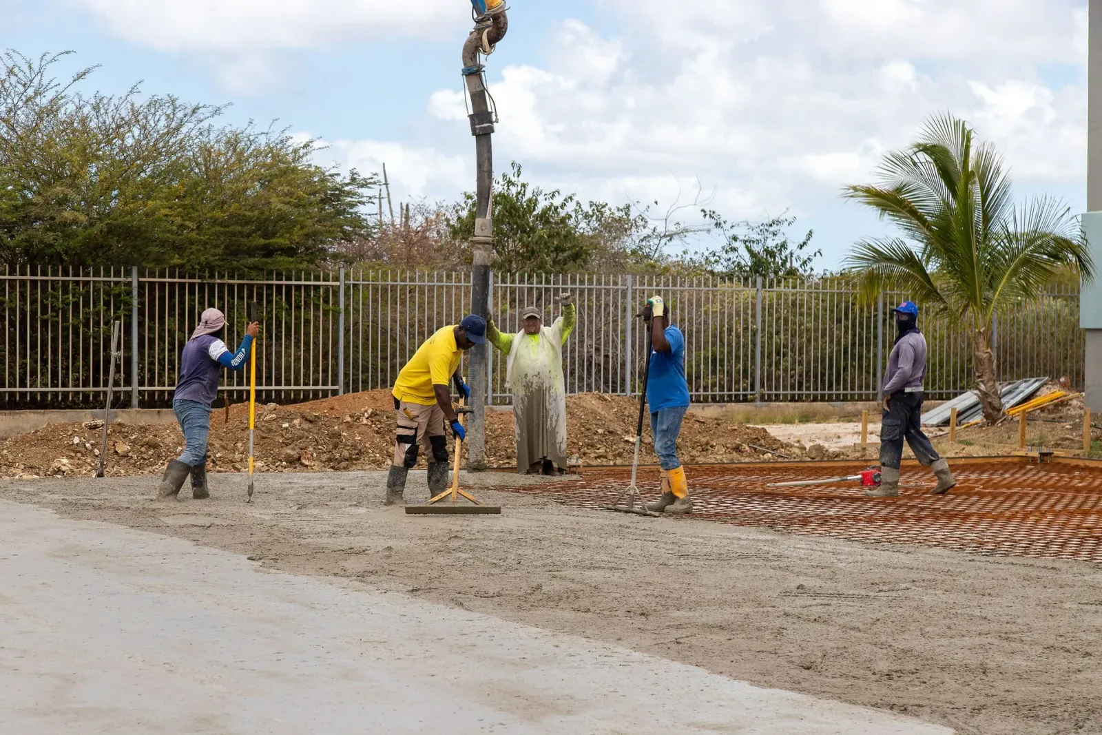 Betonvloer voor Scholen Gemeenschap Bonaire, foto 2