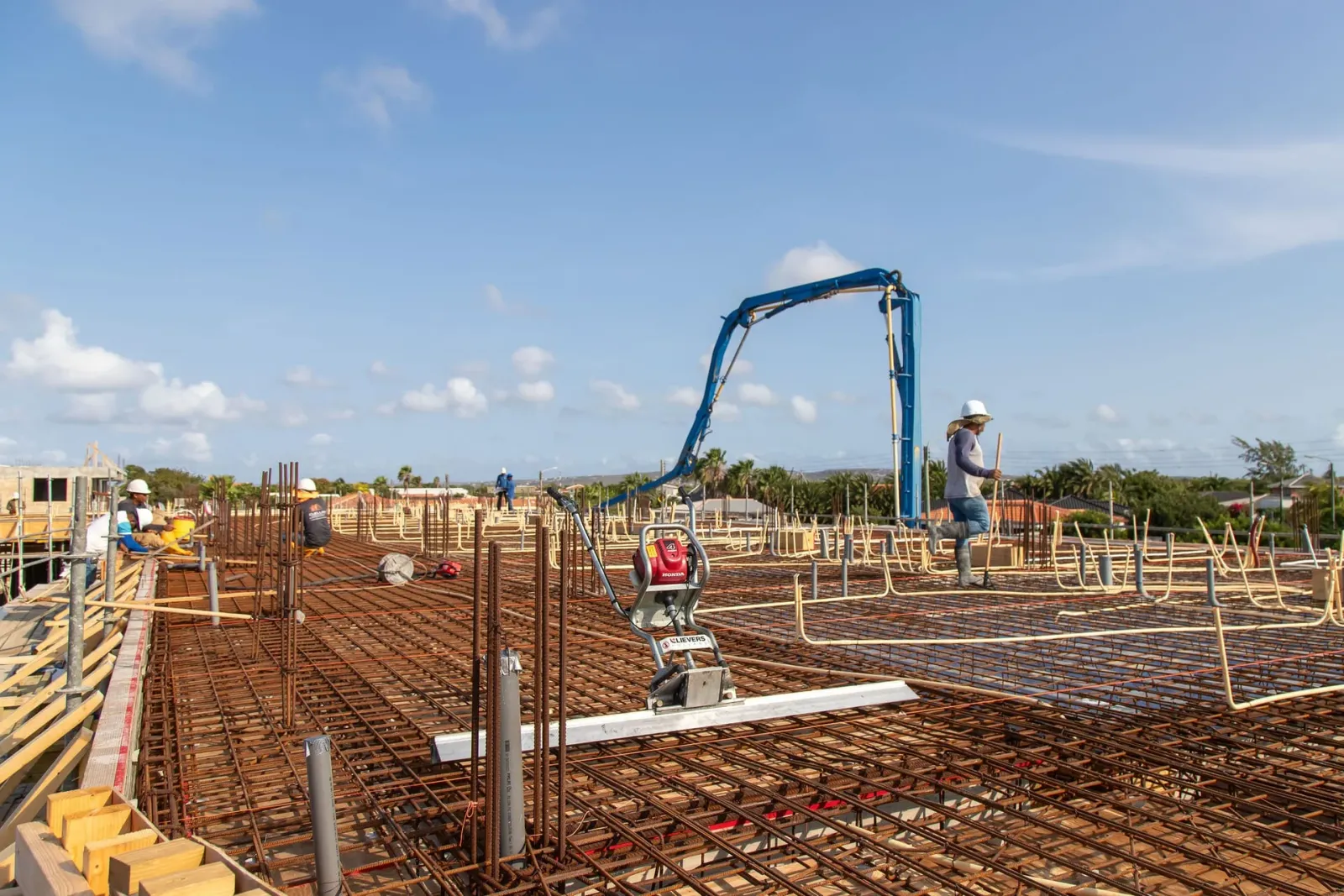 vooruitgang bij het bouwproject Stripmall op Bonaire, foto 3