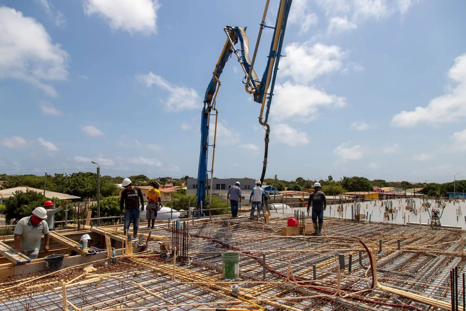 vooruitgang bij het bouwproject Stripmall op Bonaire, foto 4