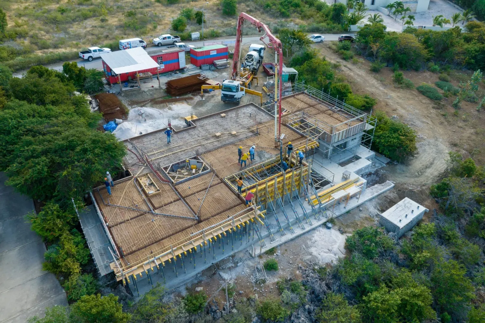 Voortgang Woningbouwproject Sabadeco