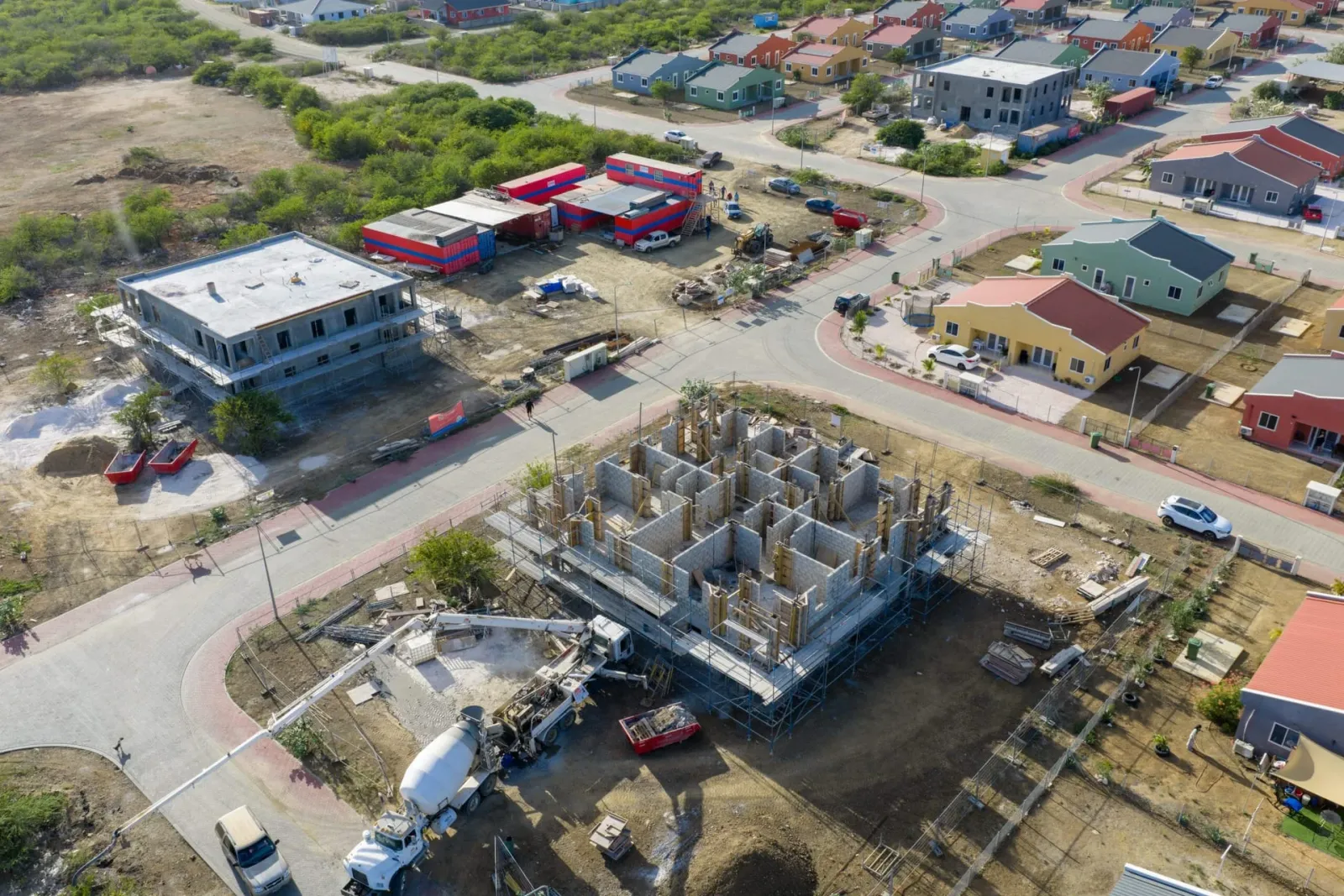 Voortgang bouw FCB 48 Appartementen op Hato